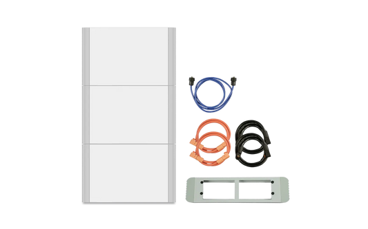 BigBattery ETHOS K0699: 3 battery modules with base and expansion cables; no control box
