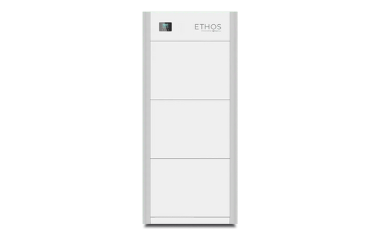 BigBattery ETHOS 15.36kWh system with 3 battery modules and control box; inverter sold separately