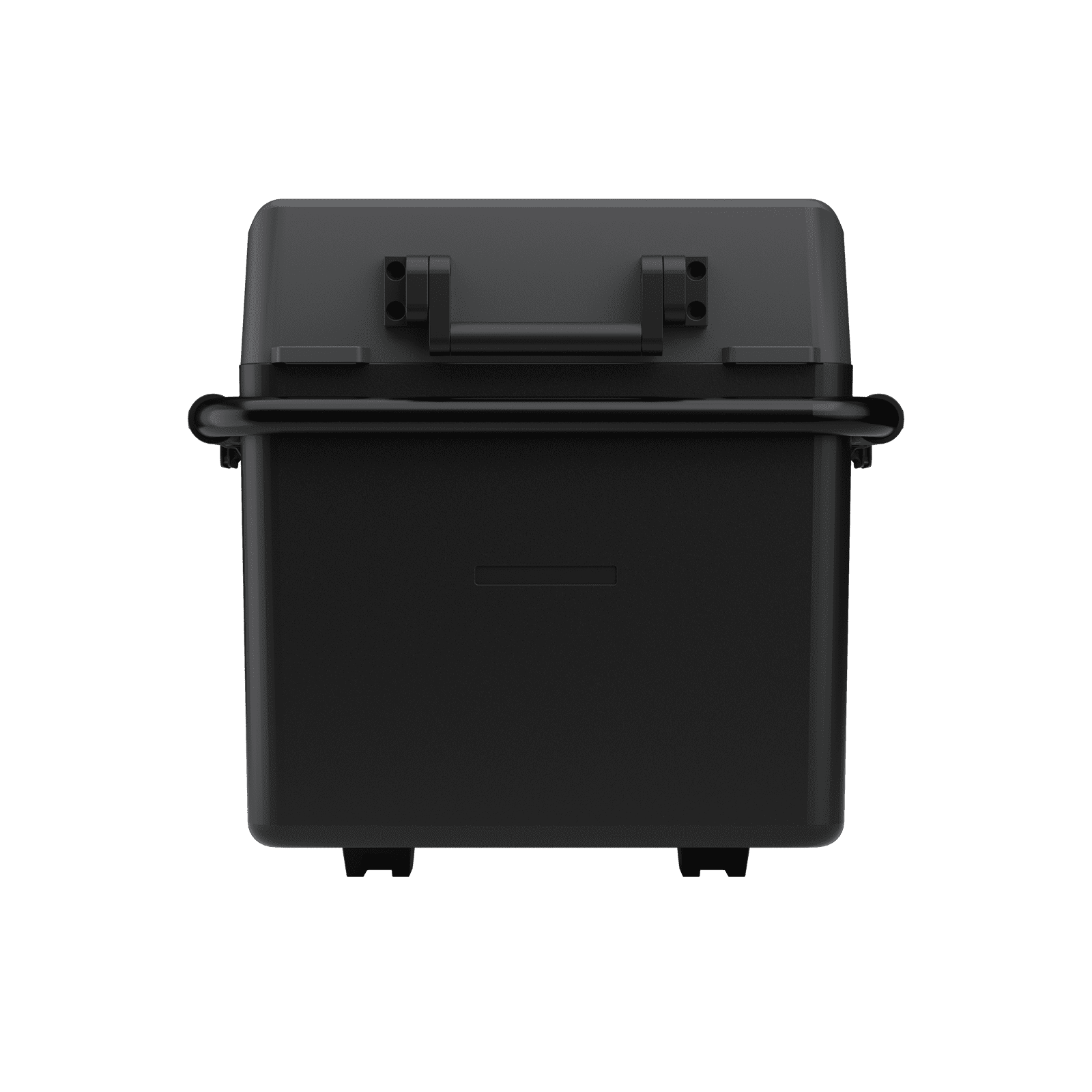 End view of the BougeRV CRD2 V2.0 fridge showing the pull handle