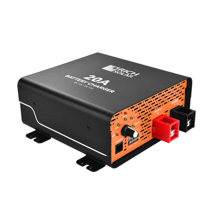 RICH SOLAR 12V 20A DC-DC Battery Charger for RV, Van, Boat, Off-Grid Lithium & Lead-Acid Batteries product image 3