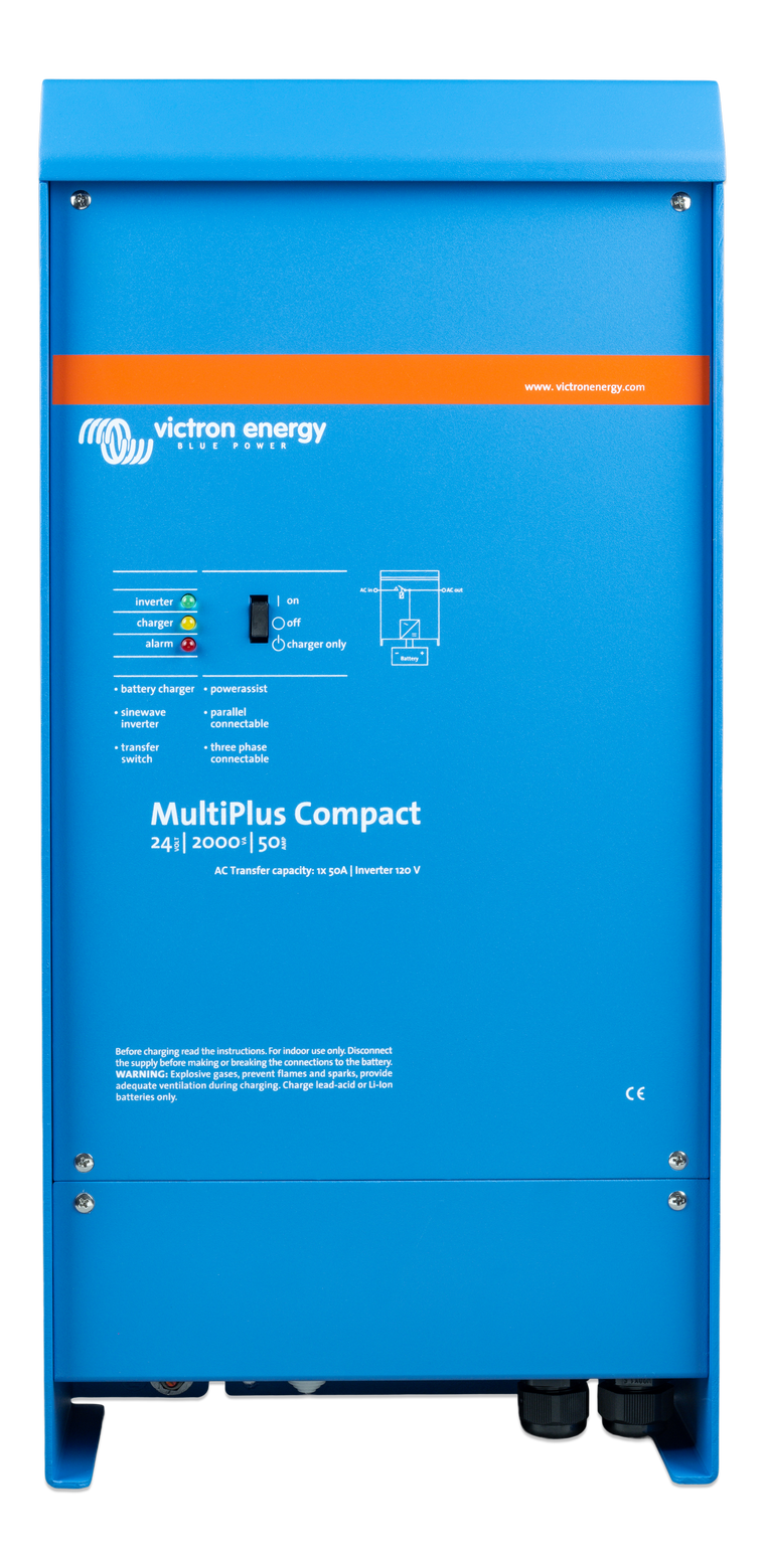 Victron MultiPlus Compact 24/2000/50-50 120V Inverter/Charger — CMP242200100