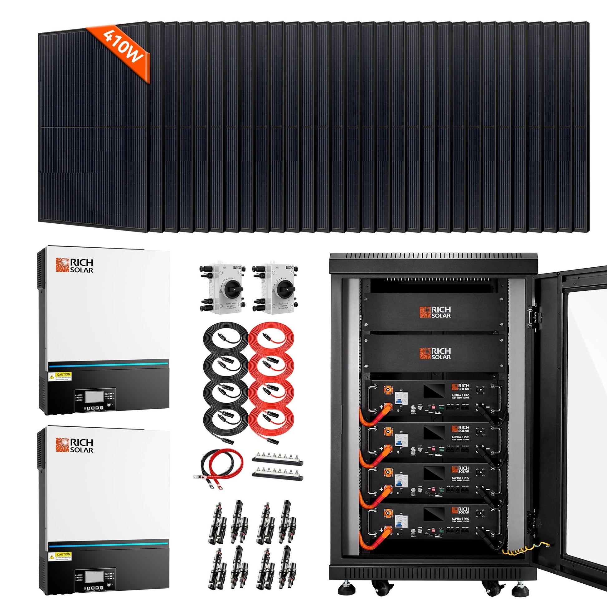 RICH SOLAR Complete Off-Grid Solar Kit 30 x MEGA 410 product image 1