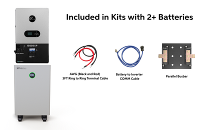 BigBattery NEXUS 14.3kWh Off-Grid Battery & Inverter Kit — 1 NEXUS Battery + 1 EG4 12000XP V2 Off-Grid Inverter — product detail view