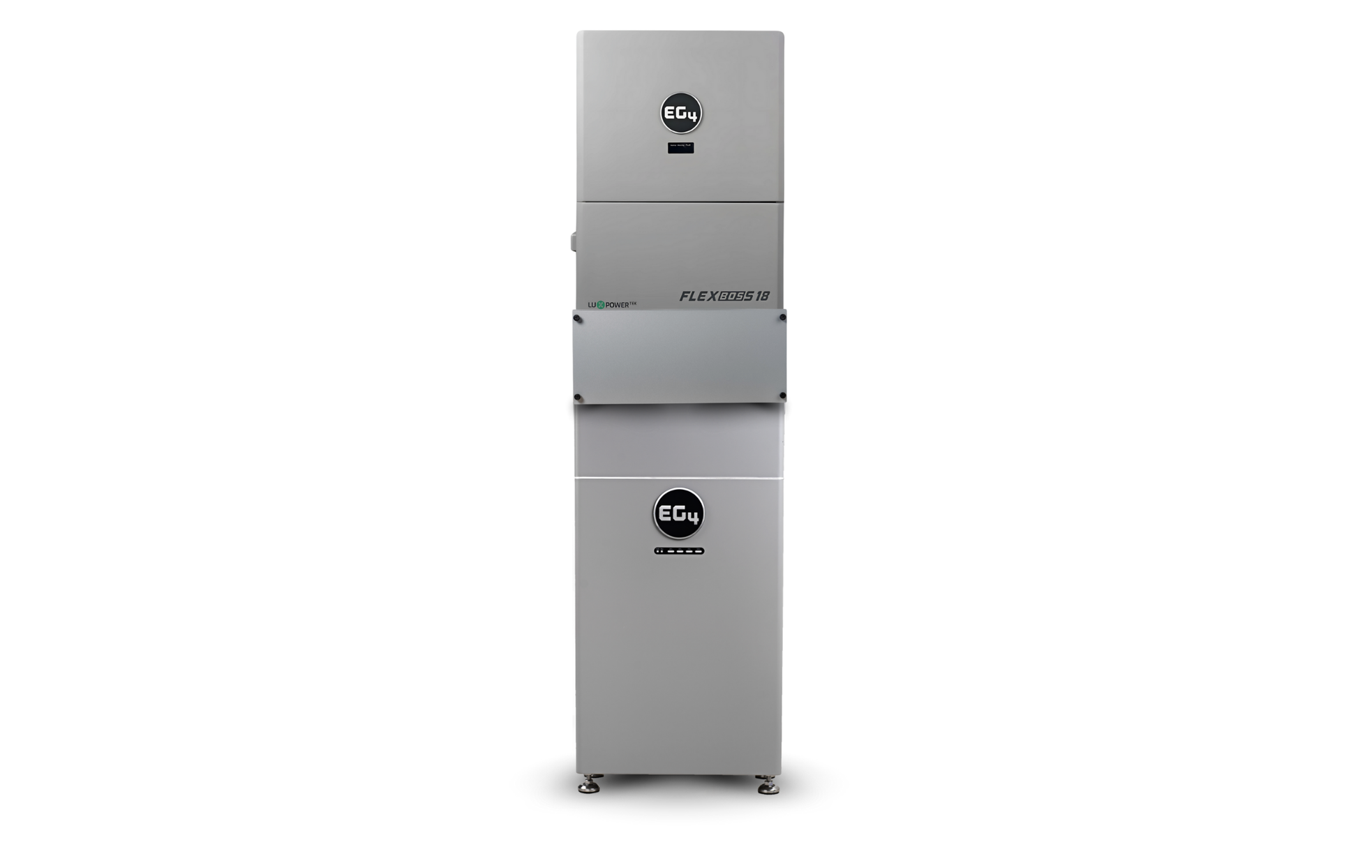 EG4 WallMount Indoor 314Ah 32kWh Grid-Tied Battery & Inverter Kit — 2 Indoor WallMount Batteries + 1 FlexBOSS18 Hybrid Inverter — product detail view