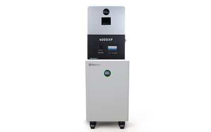 BigBattery NEXUS 42.9kWh Off-Grid Battery & Inverter Kit — 3 NEXUS Batteries + 1 EG4 6000XP Split-Phase Off-Grid Inverter — product detail view