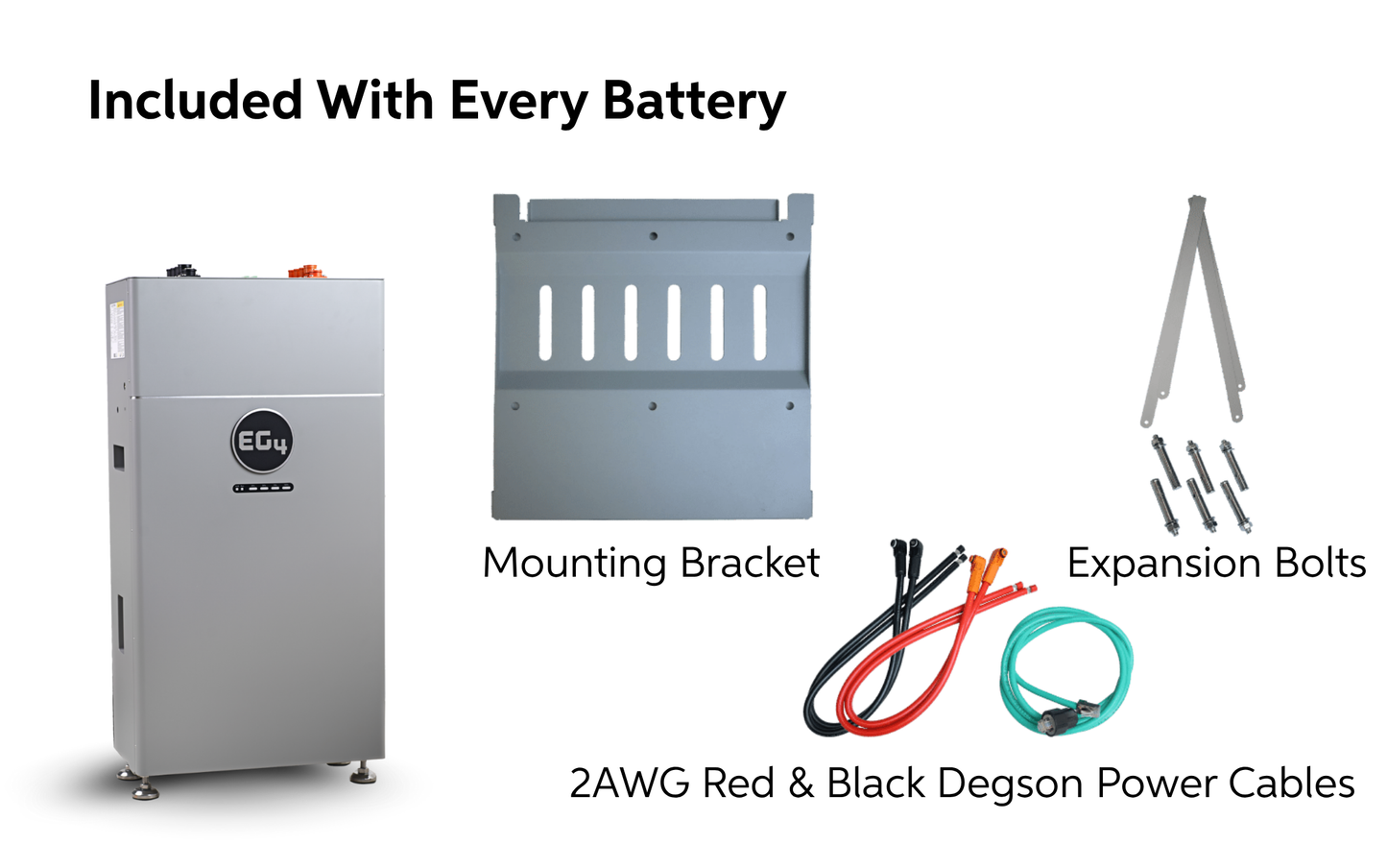 EG4 WallMount Indoor 314Ah 16kWh Grid-Tied Battery & Inverter Kit — 1 Indoor WallMount Battery + 1 FlexBOSS18 Hybrid Inverter — product detail view