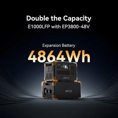 PECRON EP3800-48V E1000LFP expansion capacity