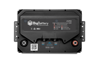 BigBattery HUSKY 2 12.8V 400Ah 5.12kWh Heated LiFePO4 Battery — 1 Battery with Inverter Communications — product detail view