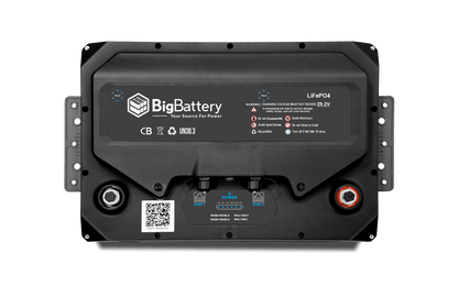 BigBattery HUSKY 2 25.6V 200Ah 5.12kWh Heated LiFePO4 Battery — 1 Battery with Inverter Communications — product detail view