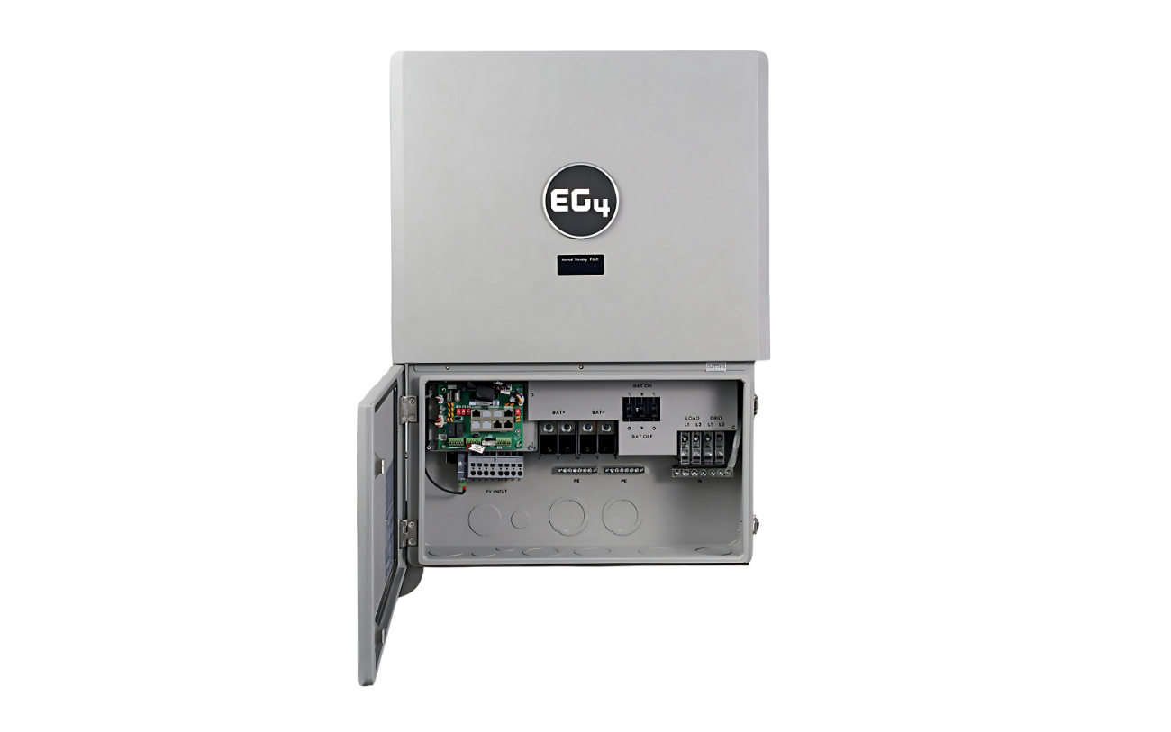 EG4 WallMount 314Ah All-Weather 16kWh Grid-Tied Battery & Inverter Kit — 1 All-Weather WallMount Battery + 1 FlexBOSS18 Hybrid Inverter — product detail view