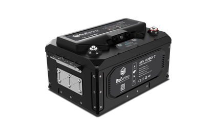 BigBattery HUSKY 2 51.2V 100Ah 5.12kWh LiFePO4 Battery — 1 Battery with Inverter Communications — product detail view