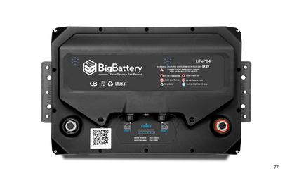 BigBattery HUSKY 2 51.2V 100Ah 5.12kWh LiFePO4 Battery — 1 Battery with Inverter Communications — product detail view