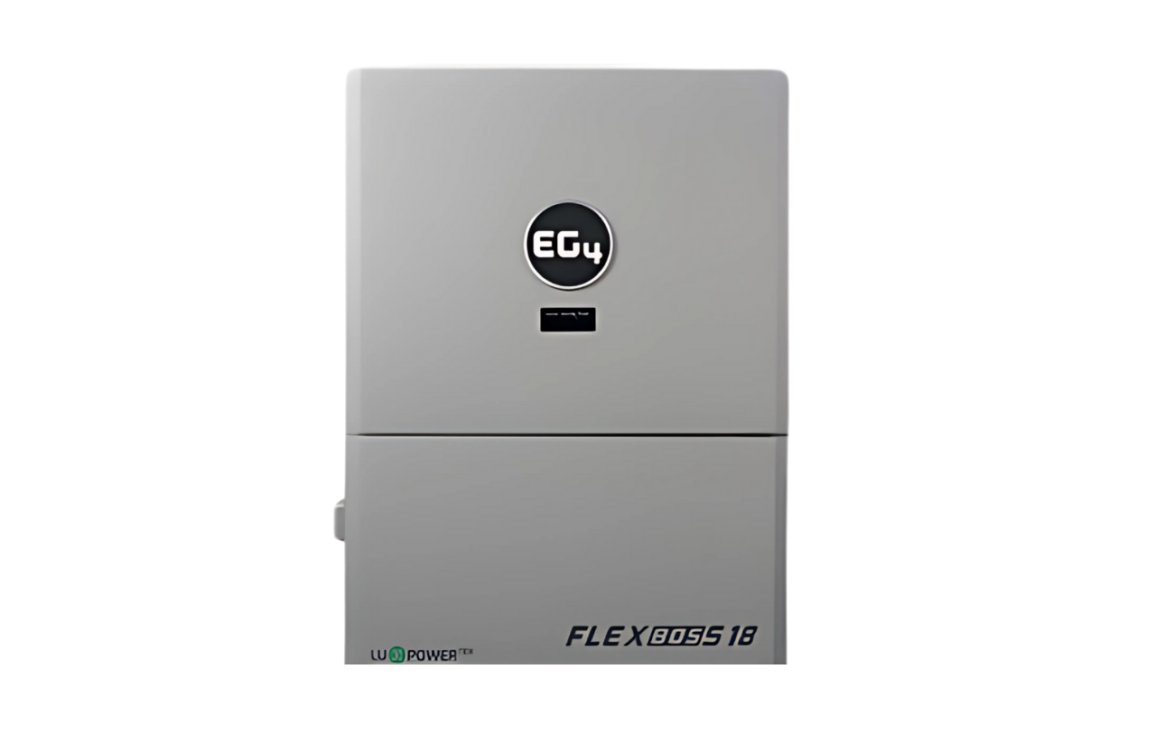 EG4 WallMount 314Ah All-Weather 32kWh Grid-Tied Battery & Inverter Kit — 2 All-Weather WallMount Batteries + 1 FlexBOSS18 Hybrid Inverter — product detail view