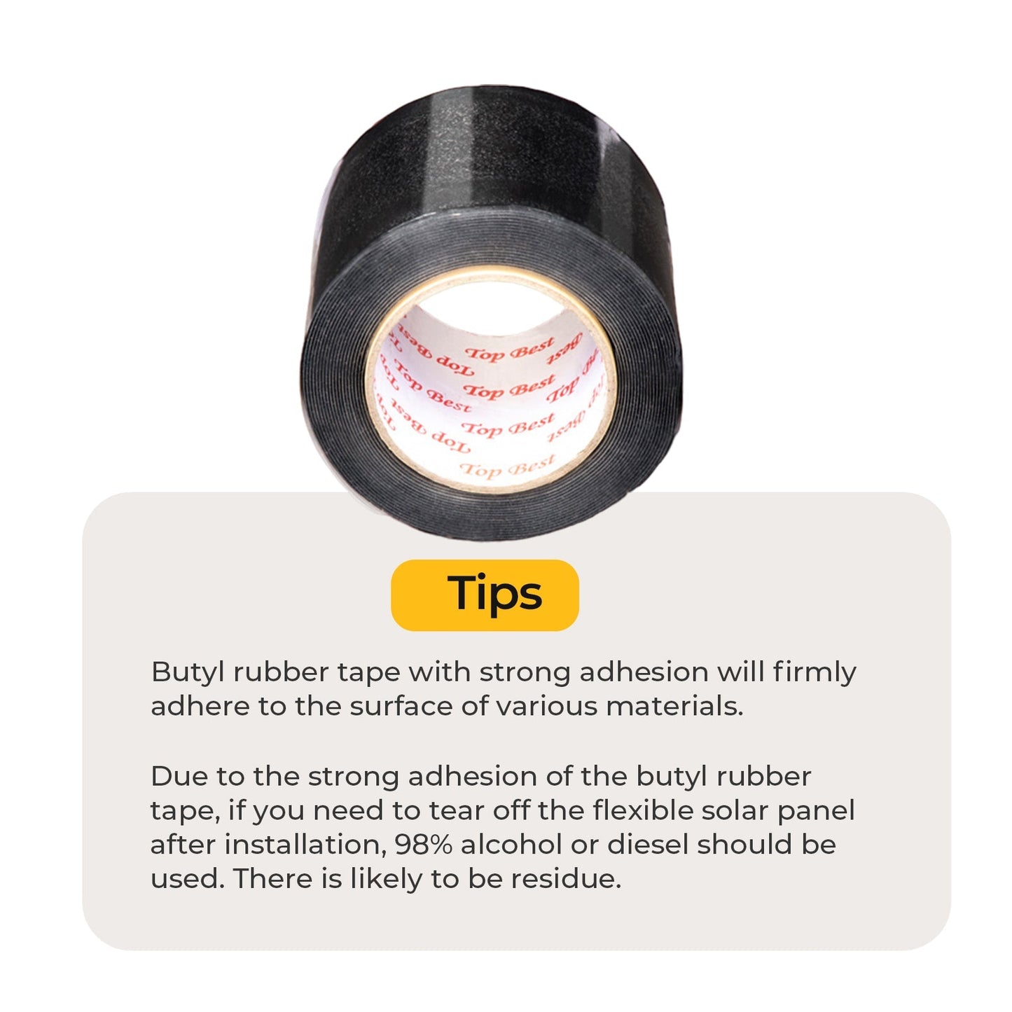 BougeRV Flexible Solar Panel Waterproof Butyl Rubber Tape — image 7