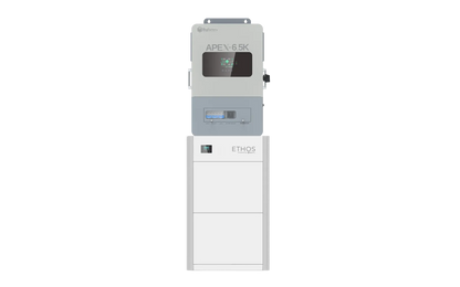 BigBattery ETHOS 15.36kWh Off-Grid Battery & Inverter Kit — 3 ETHOS Batteries + 1 APEX-6.5K Split-Phase Inverter — product detail view