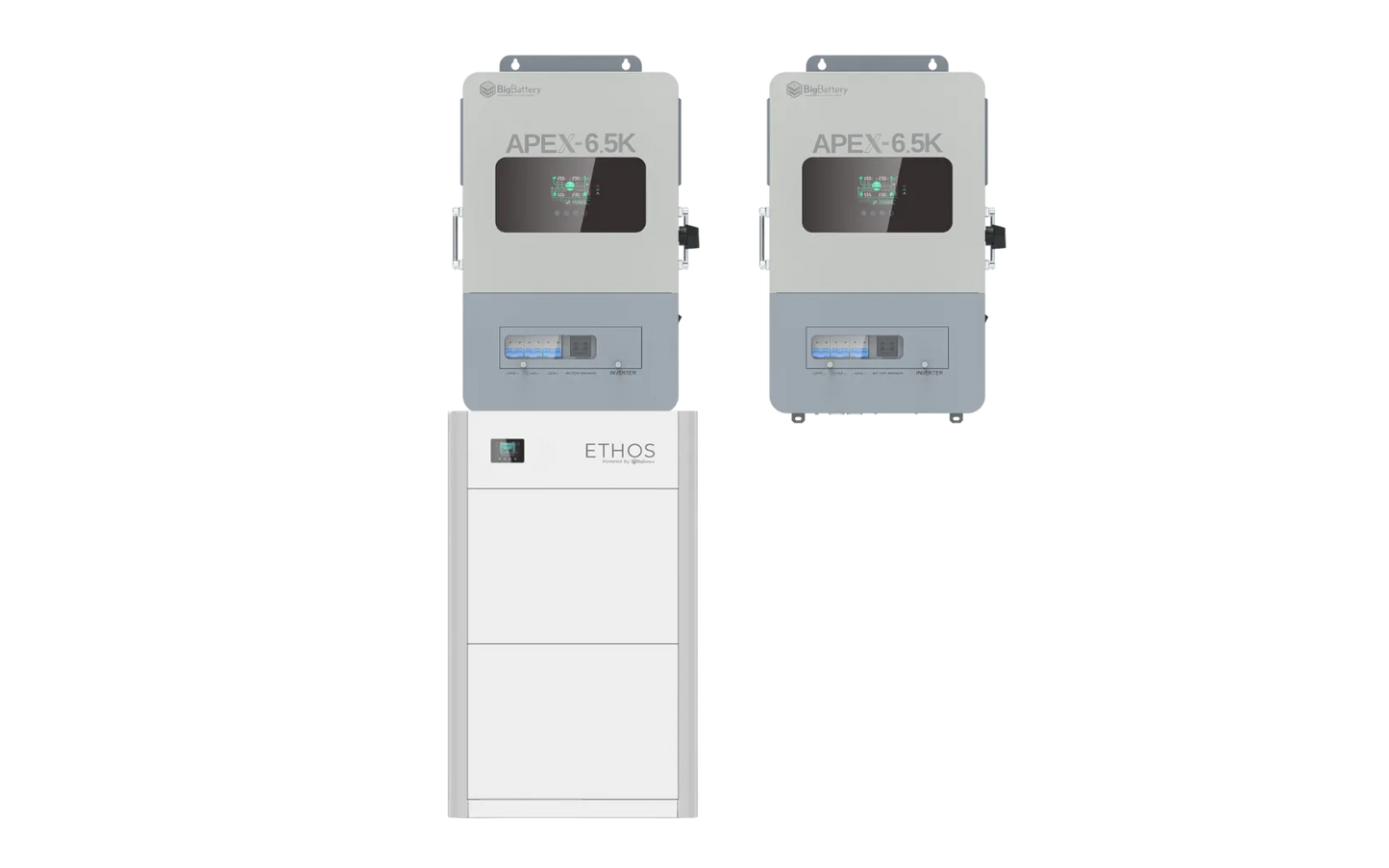 BigBattery ETHOS 10.24kWh + APEX-6.5K Kit — complete kit product view