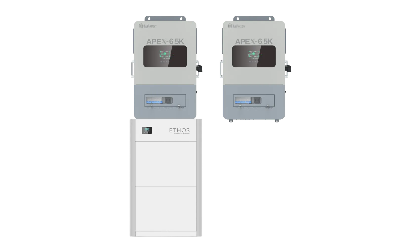 BigBattery ETHOS 10.24kWh + APEX-6.5K Kit — complete kit product view