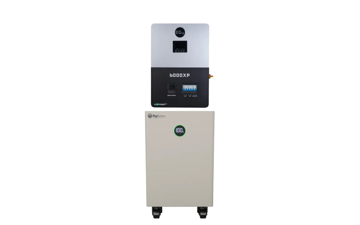 BigBattery NEXUS 2 16kWh Off-Grid Kit — 1 Battery + 1 EG4 6000XP Inverter — main product view