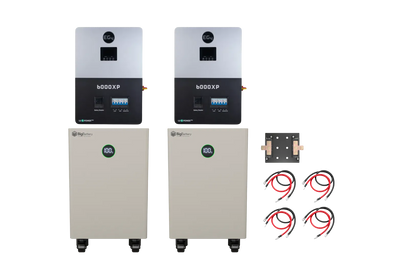 BigBattery NEXUS 2 32kWh Off-Grid Kit — 2 Batteries + 2 EG4 6000XP Inverters — main product view