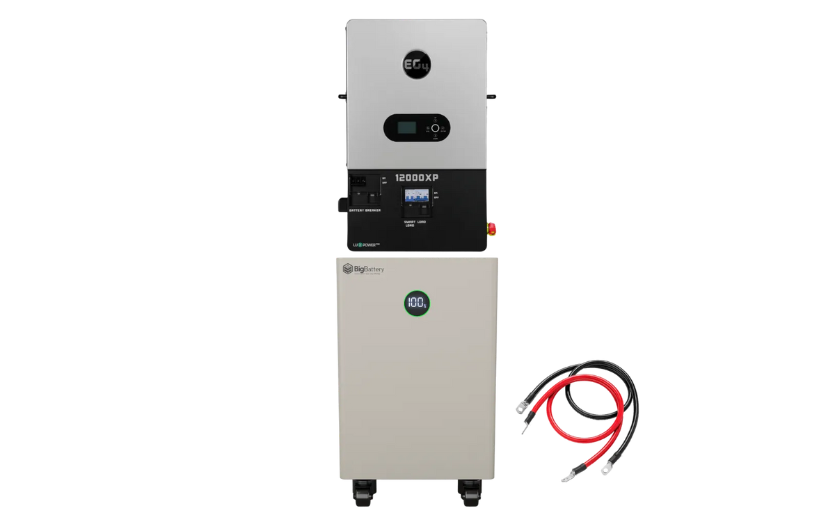 BigBattery NEXUS 2 16kWh Off-Grid Kit — 1 Battery + 1 EG4 12000XP Inverter — main product view