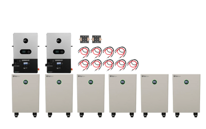 BigBattery NEXUS 2 96kWh Off-Grid Kit — 6 Batteries + 2 EG4 12000XP Inverters — main product view