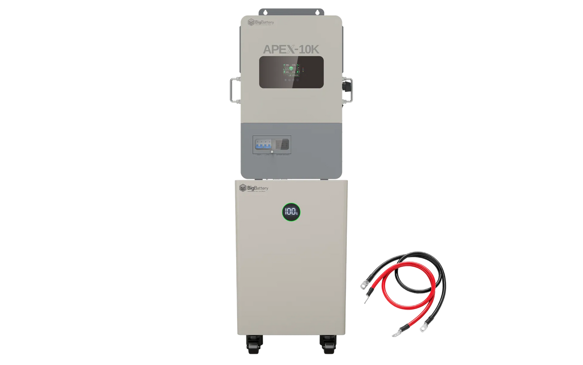 BigBattery NEXUS 2 16kWh Off-Grid Kit — 1 Battery + 1 APEX-10K Inverter — main product view