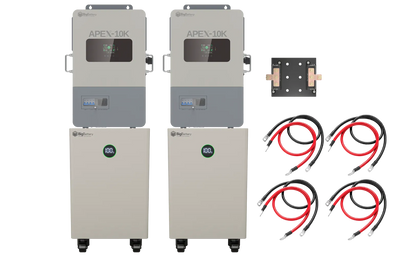 BigBattery NEXUS 2 32kWh Off-Grid Kit — 2 Batteries + 2 APEX-10K Inverters — main product view
