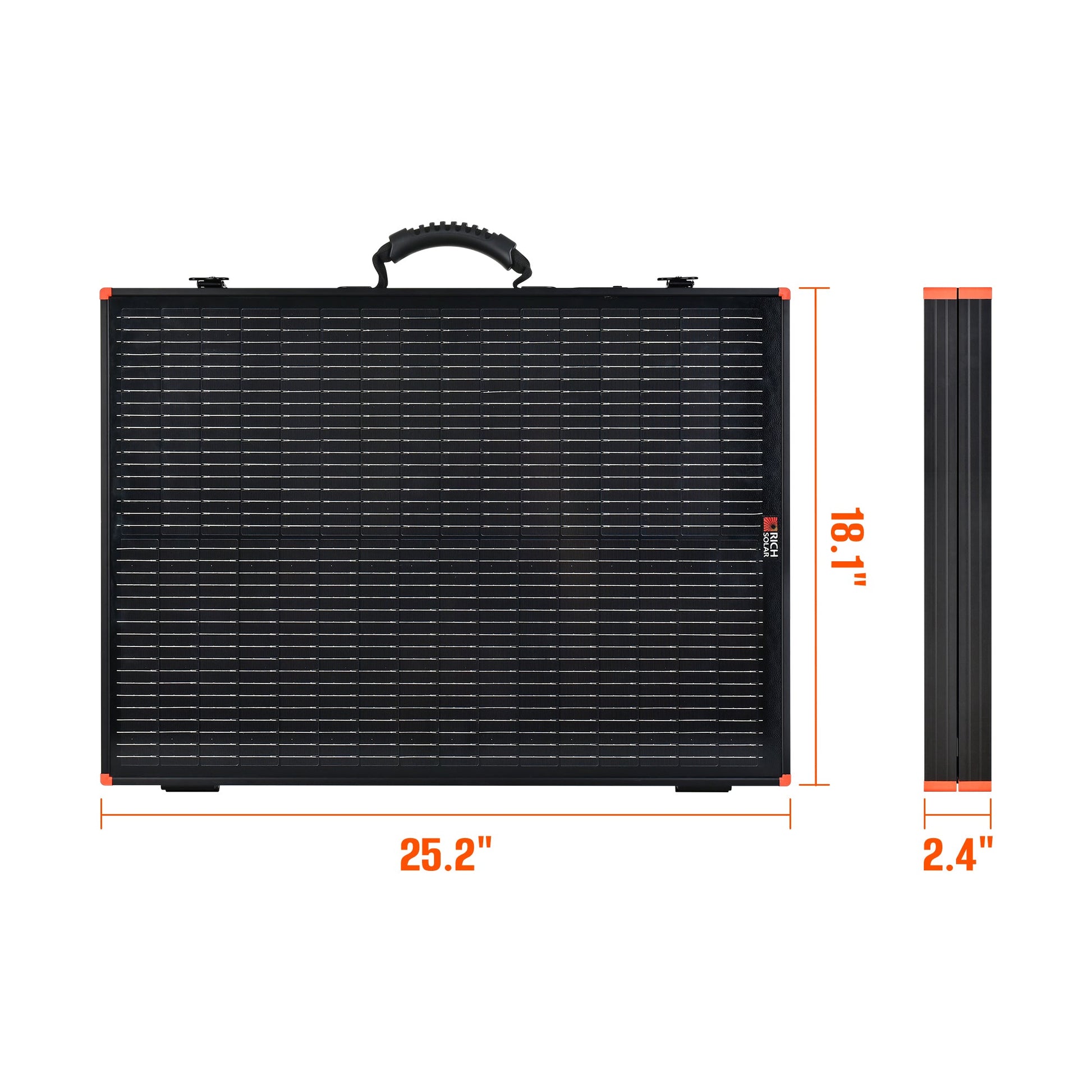 RICH SOLAR MEGA 100 Portable Briefcase Solar Panel 100W Portable Solar Panel product image 6