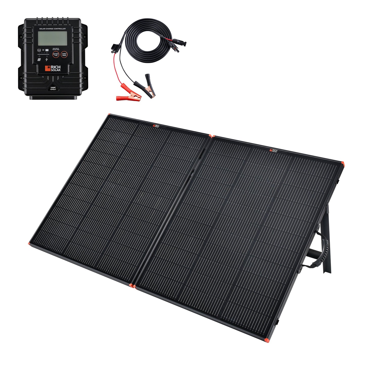 RICH SOLAR MEGA 200 Portable Briefcase Charging Kit 200W Portable Solar Panel product image 1