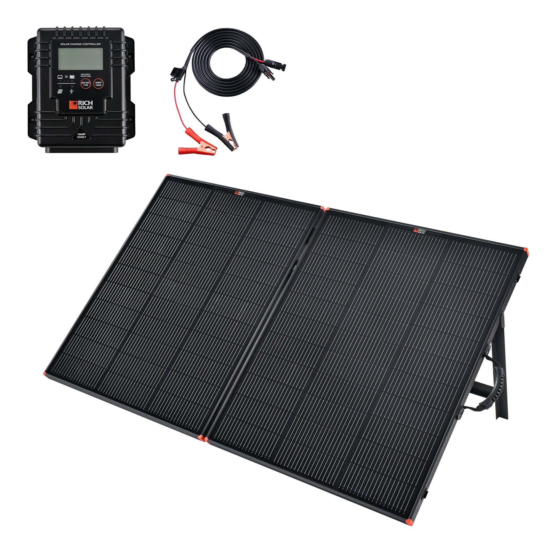 RICH SOLAR MEGA 200 Portable Briefcase Charging Kit 200W Portable Solar Panel product image 1