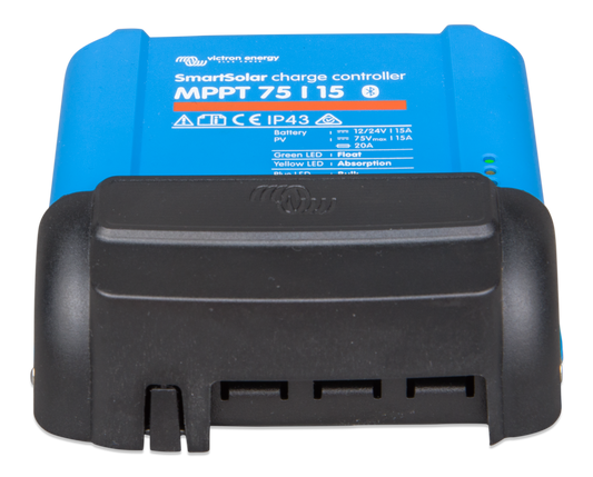 Victron MPPT WireBox-S 75/10–15 Terminal Cover — SCC950100000 — cover shown fitted to a controller; controller not included