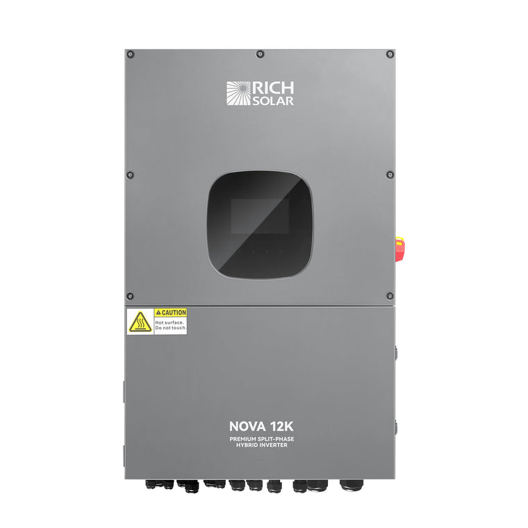 RICH SOLAR NOVA 12K 12000W 48V Split Phase Hybrid Inverter