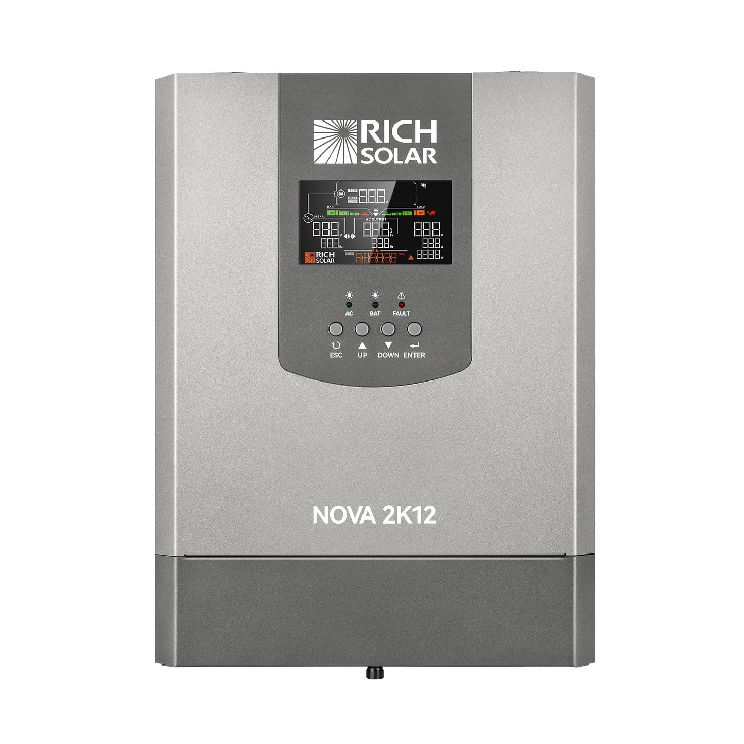 RICH SOLAR NOVA 2K12 2000W 12V Pure Sine Wave Inverter with Built-in Transfer Switch product image 4