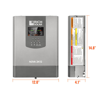 RICH SOLAR NOVA 2K12 2000W 12V Pure Sine Wave Inverter with Built-in Transfer Switch product image 2