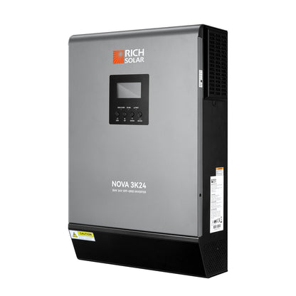 RICH SOLAR NOVA MAX 3K 3000W (3kW) 24V Off-Grid Hybrid Solar Inverter product image 1