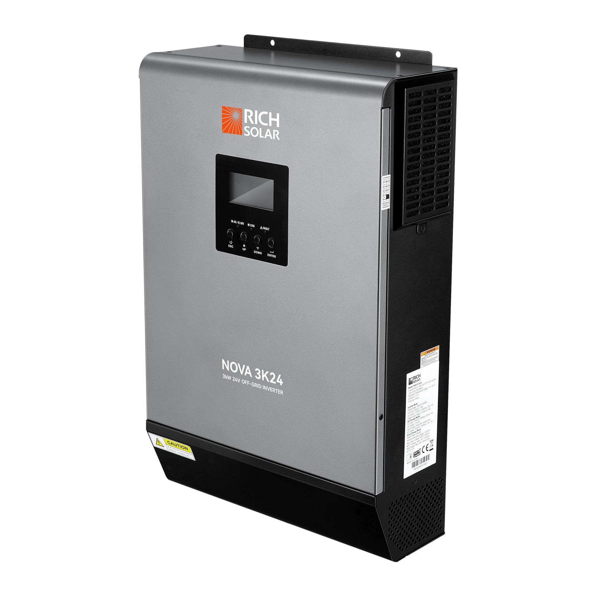 RICH SOLAR NOVA MAX 3K 3000W (3kW) 24V Off-Grid Hybrid Solar Inverter product image 3