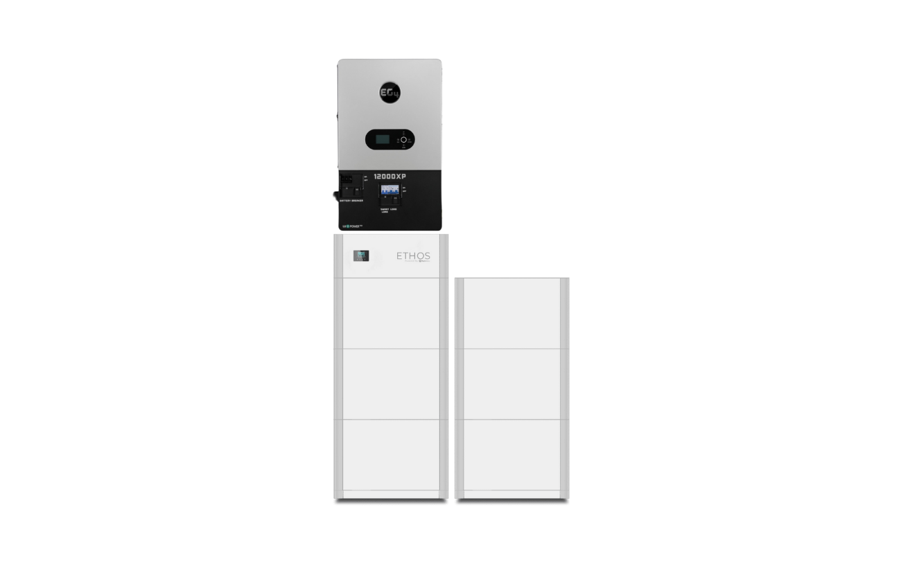 BigBattery ETHOS 30.72kWh Off-Grid Battery & Inverter Kit — 6 ETHOS Batteries + 1 EG4 12000XP V2 Off-Grid Inverter — product detail view