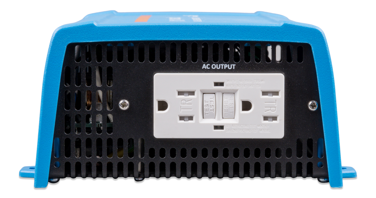 Victron 24/250 120V GFCI inverter PIN242510510 — GFCI output view