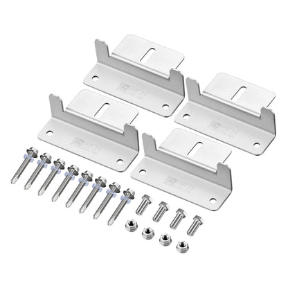 RICH SOLAR Z-Brackets Mounting Hardware Z-Brackets with Screws product image 1