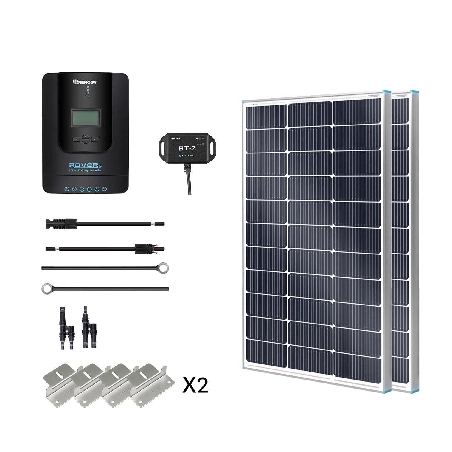 Renogy 200 Watt 12 Volt Solar Premium Kit