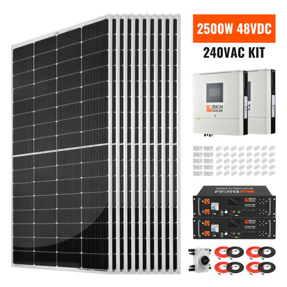RICH SOLAR 2500W 48VDC-240VAC Solar Kit product image 2