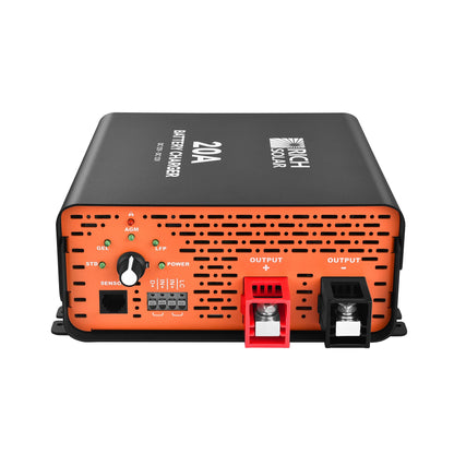 RICH SOLAR 12V 20A DC-DC Battery Charger for RV, Van, Boat, Off-Grid Lithium & Lead-Acid Batteries product image 5