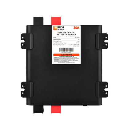 RICH SOLAR 12V 20A DC-DC Battery Charger for RV, Van, Boat, Off-Grid Lithium & Lead-Acid Batteries product image 7