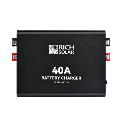 RICH SOLAR 12V 40A DC-DC Battery Charger for RVs, Vans, Boats & Off-Grid Systems Lithium & Lead-Acid product image 3