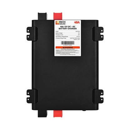 RICH SOLAR 12V 40A DC-DC Battery Charger for RVs, Vans, Boats & Off-Grid Systems Lithium & Lead-Acid product image 8