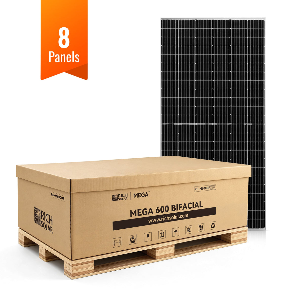 RICH SOLAR MEGA 600 bifacial solar panel