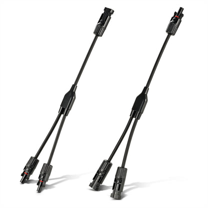 RICH SOLAR Y Branch 2-to-1 Solar Panel Parallel Adapters Weatherproof PV Adapters for Solar Connection product image 1