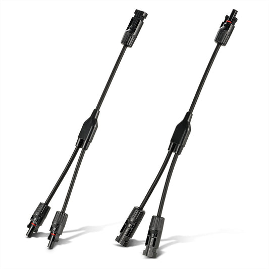 RICH SOLAR Y Branch 2-to-1 Solar Panel Parallel Adapters Weatherproof PV Adapters for Solar Connection product image 1