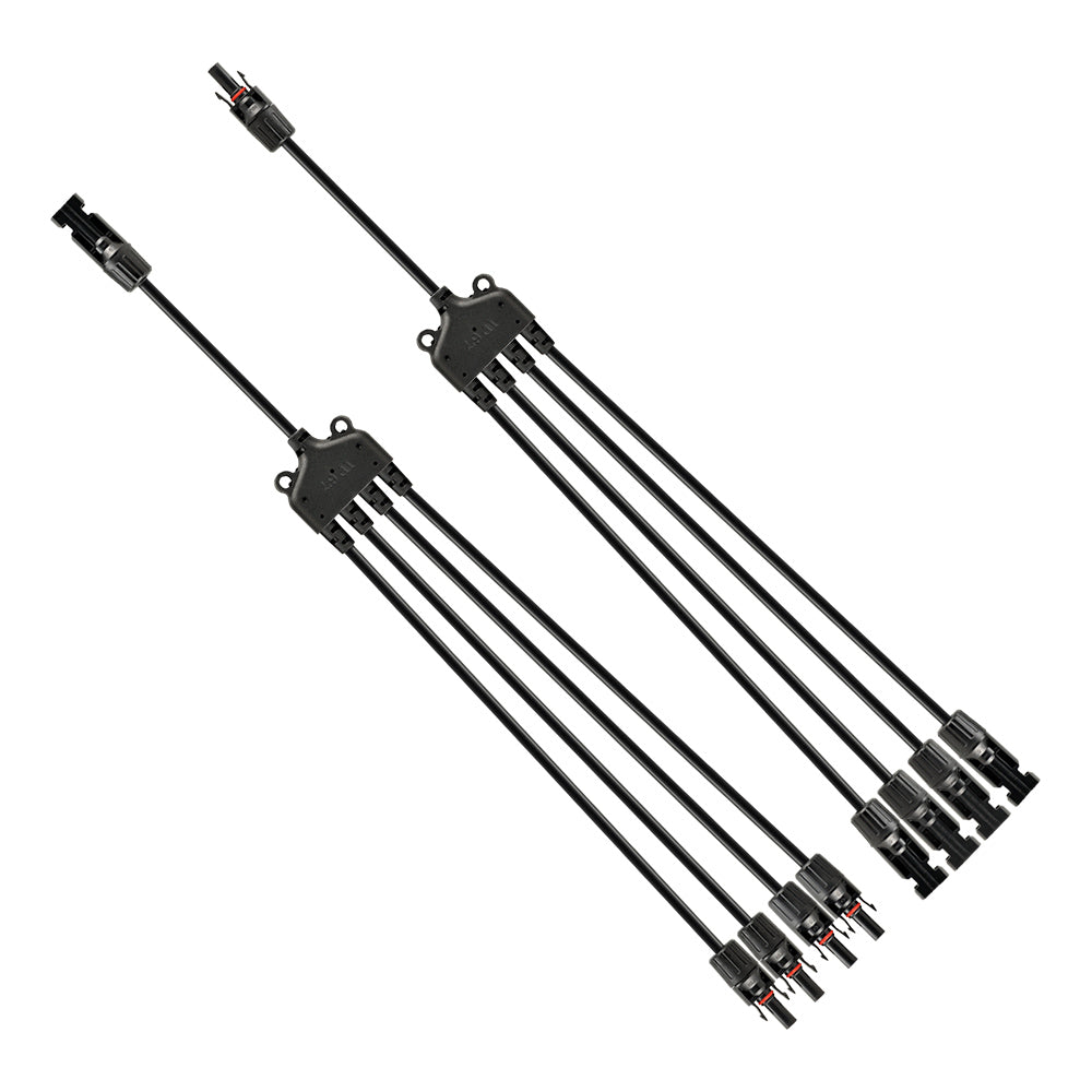 RICH SOLAR Y Branch Parallel Adapters 4-to-1 4-to-1 Weatherproof Parallel Adapters for Solar Panels product image 1