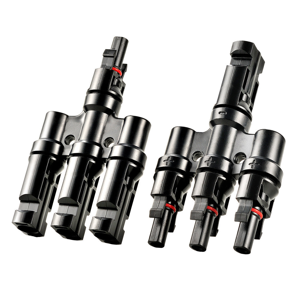RICH SOLAR Y Branch Parallel Connectors 3-to-1 3-to-1 Weatherproof Parallel Connectors for Solar Panels product image 1